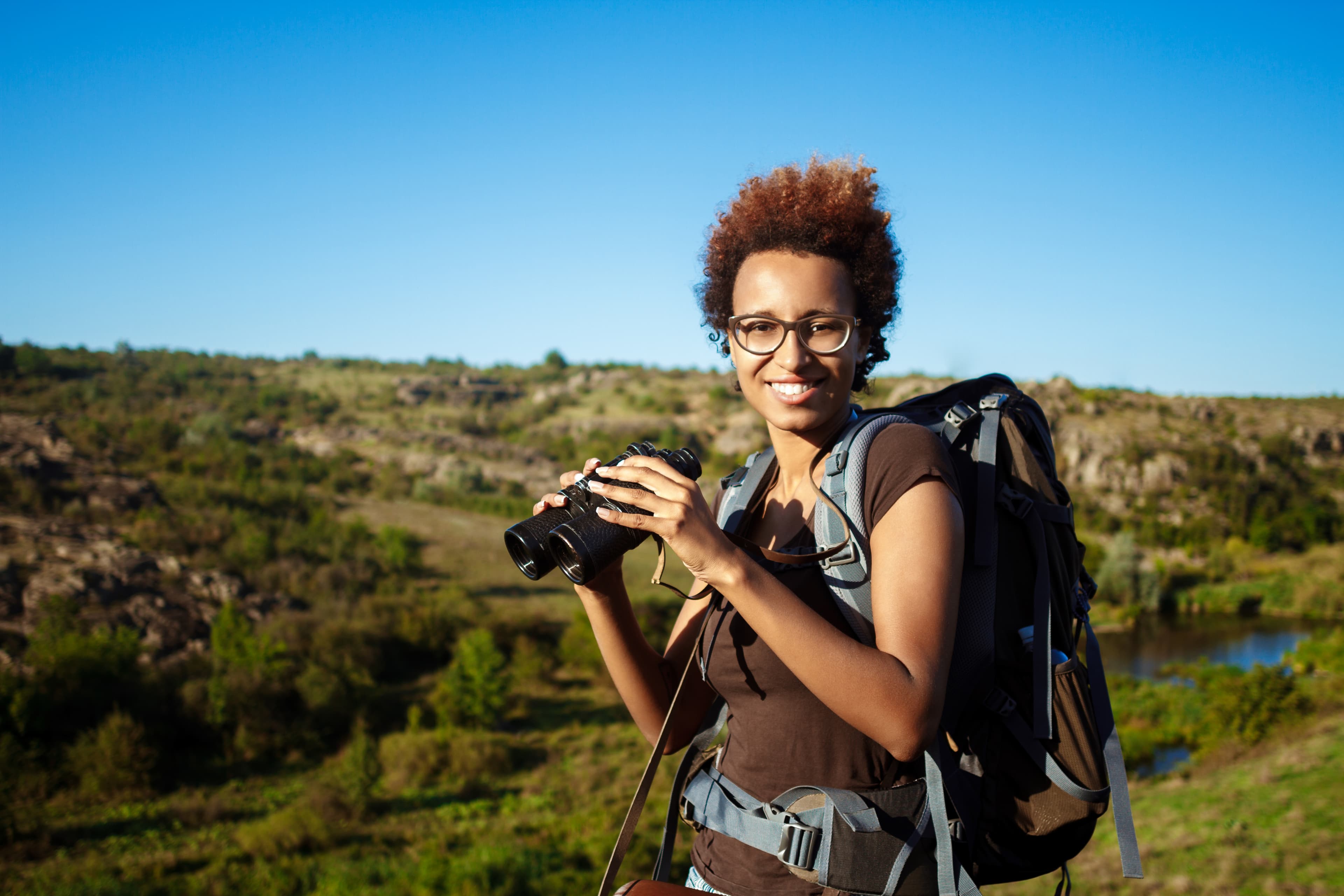 Traveler exploring Ethiopia